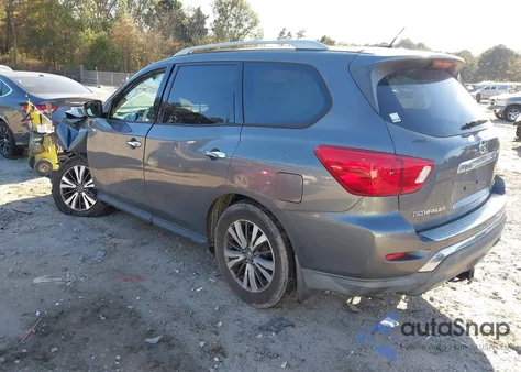 2017 Nissan Pathfinder S из США, поврежденный, VIN 5N1DR2MM1HC606445